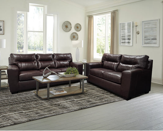 2043 Chestnut Leather set