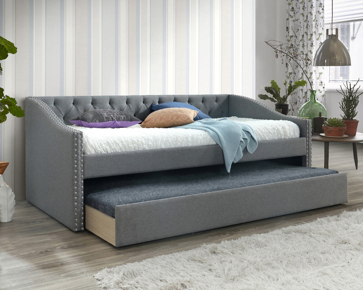 5325 Gray Loretta Daybed Kids and Teens Homeville Store.