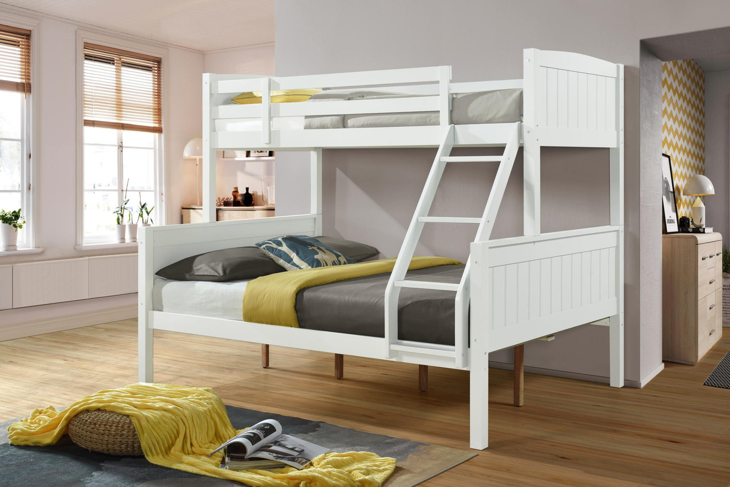 Cobe T/F Bunkbed White