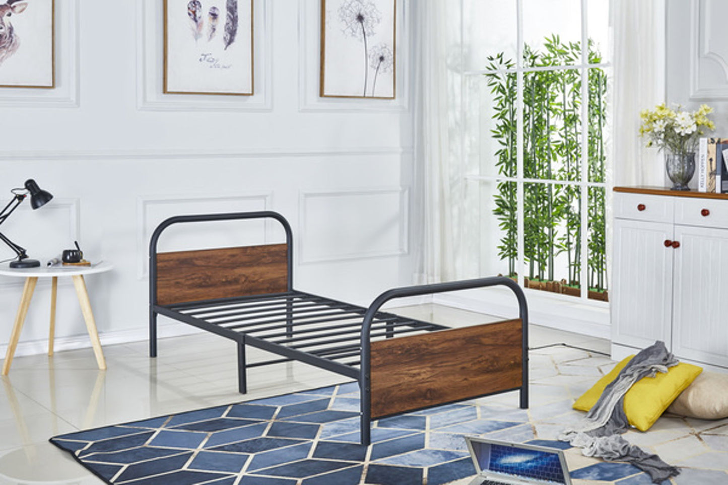 Finley – Bed - Black Kids and Teens Homeville Store.