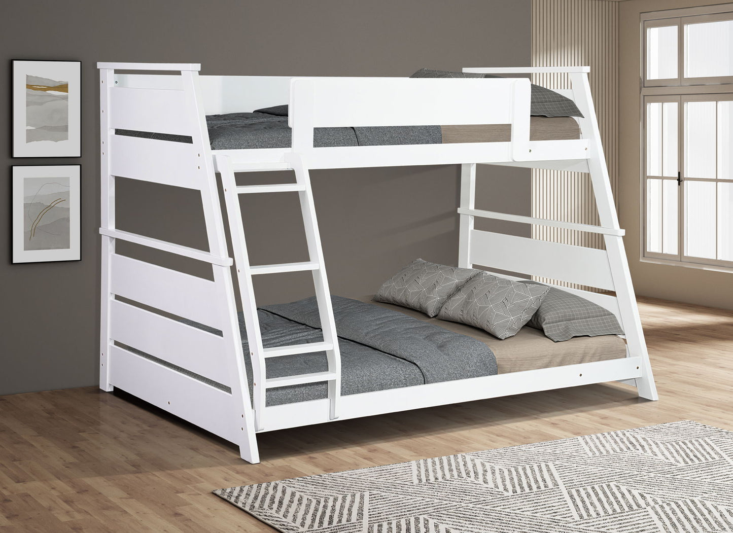 Hampton – Bunkbed - White Kids and Teens Homeville Store.