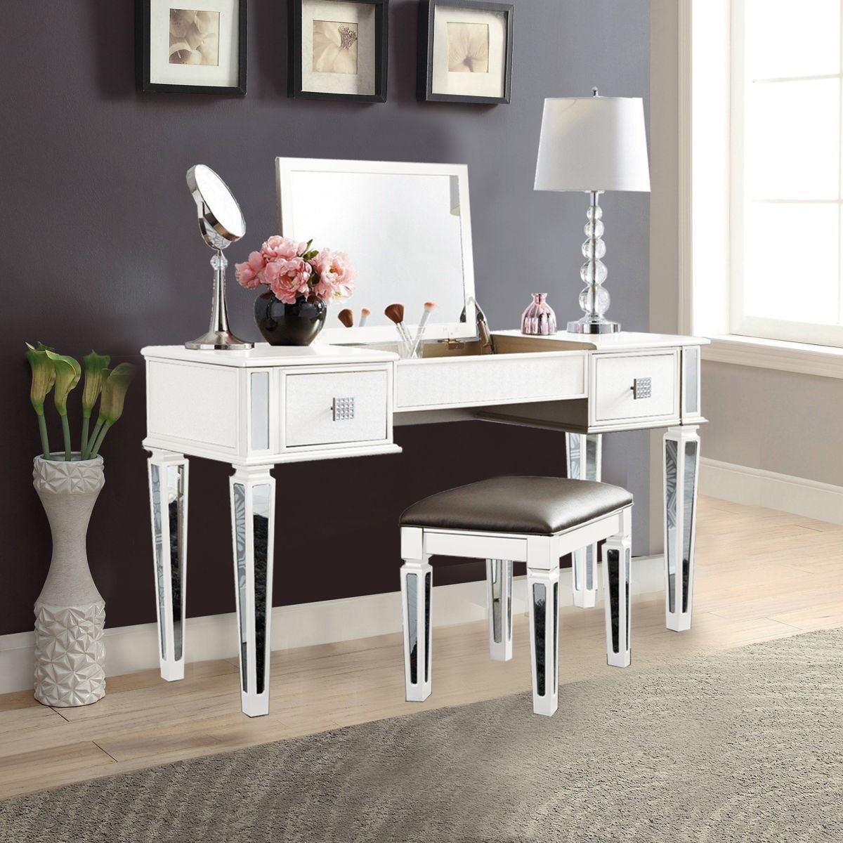 Juliet – Vanity & Stool Set