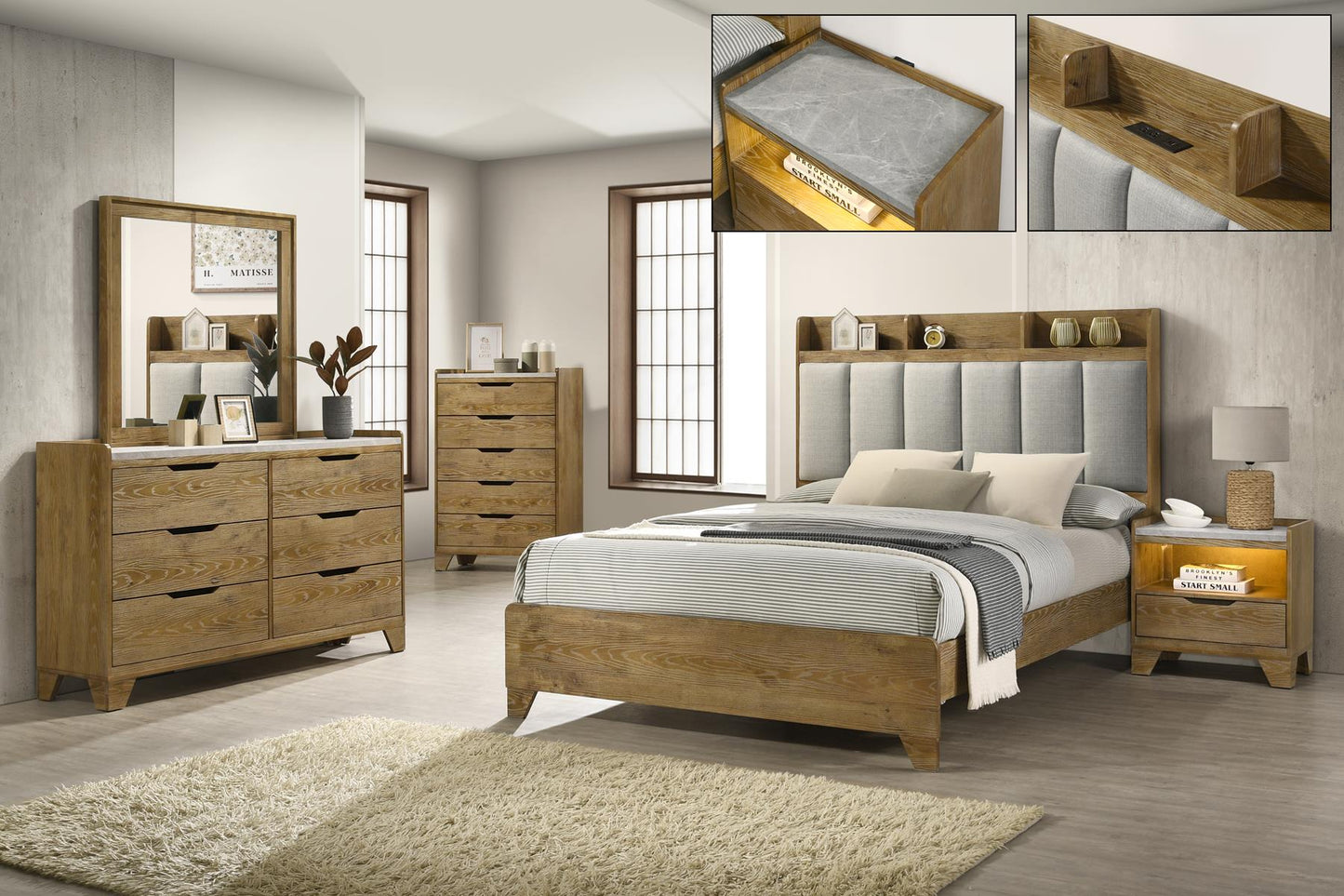 Natalia Queen Bed