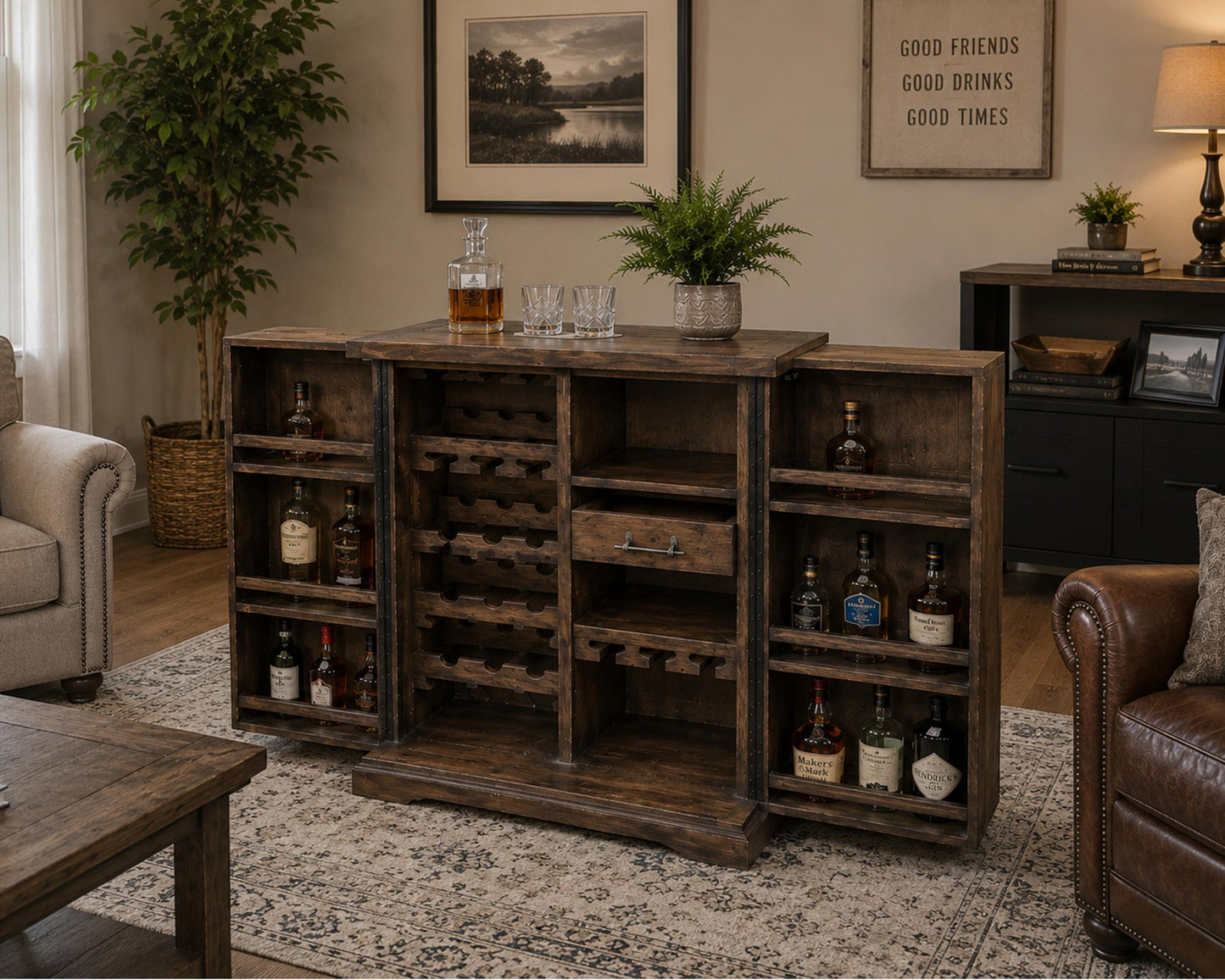Medium Walnut Bar | (1 in Stock)