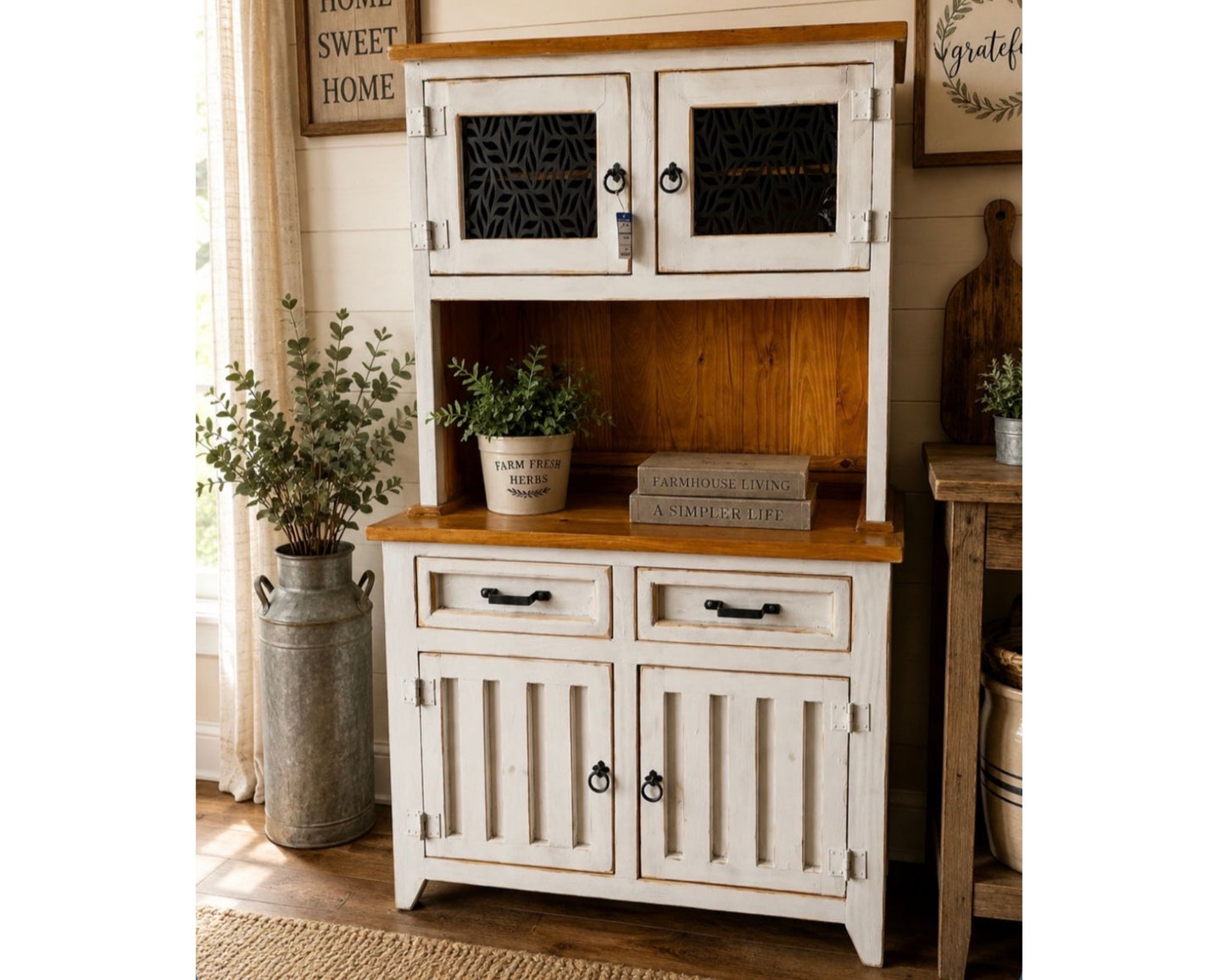 Las Cruces Laser Hutch White | (1 in Stock)