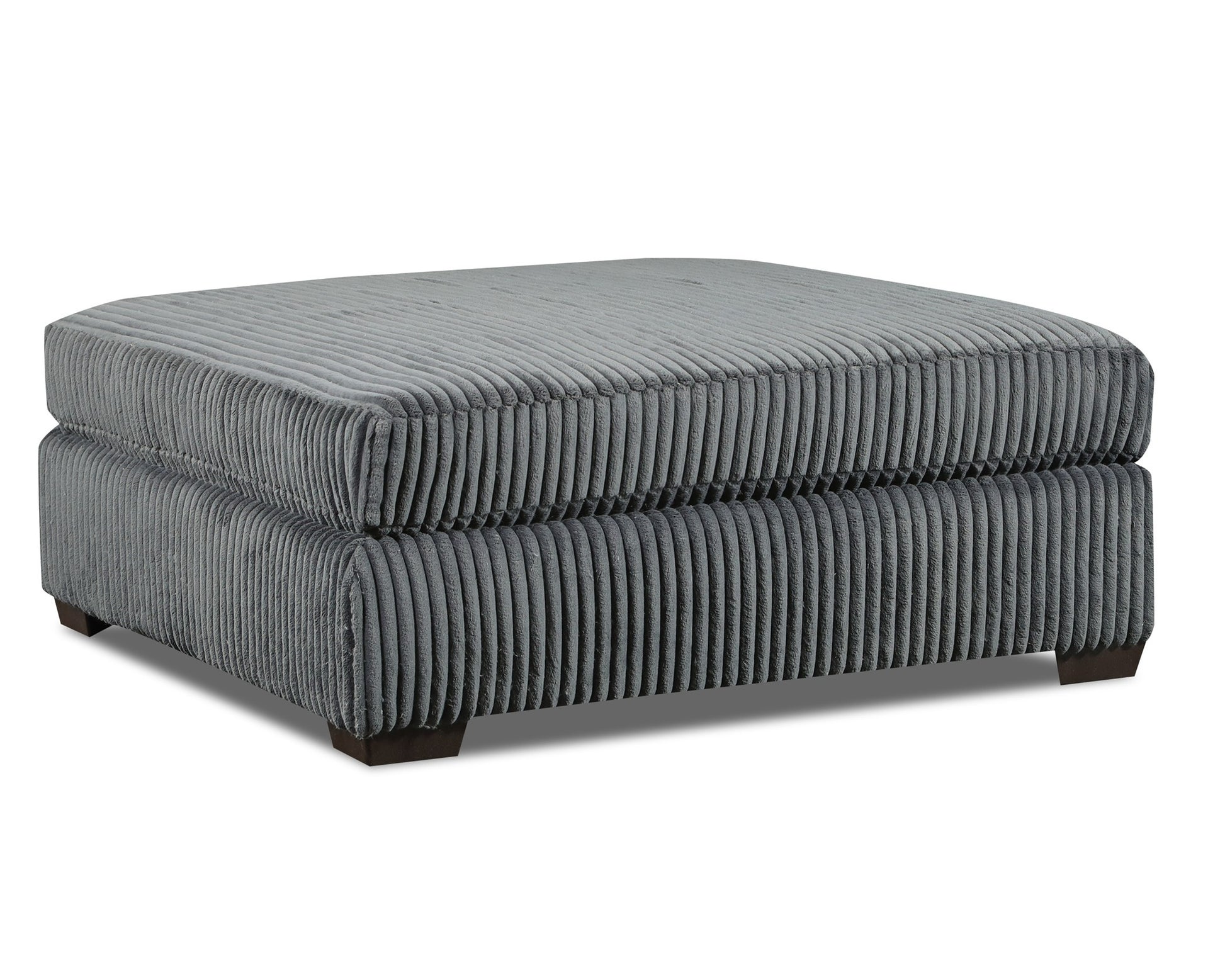 1300-07 Charcoal Cocktail Ottoman