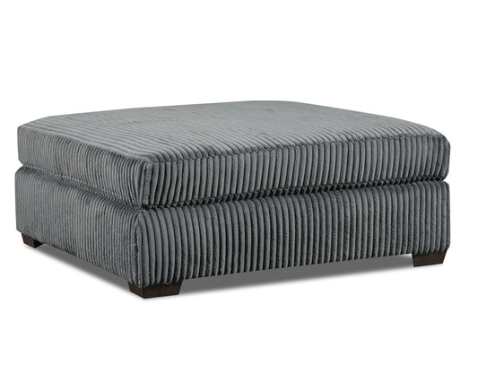 1300-07 Charcoal Cocktail Ottoman