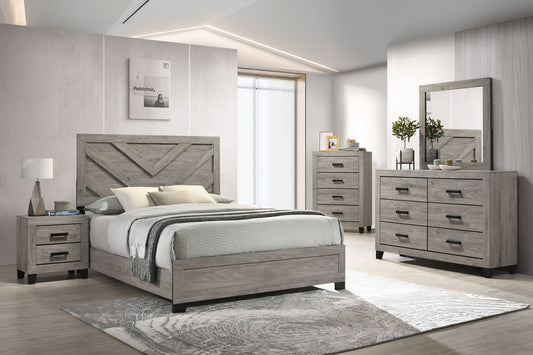 Oakdale Oak Queen Bed