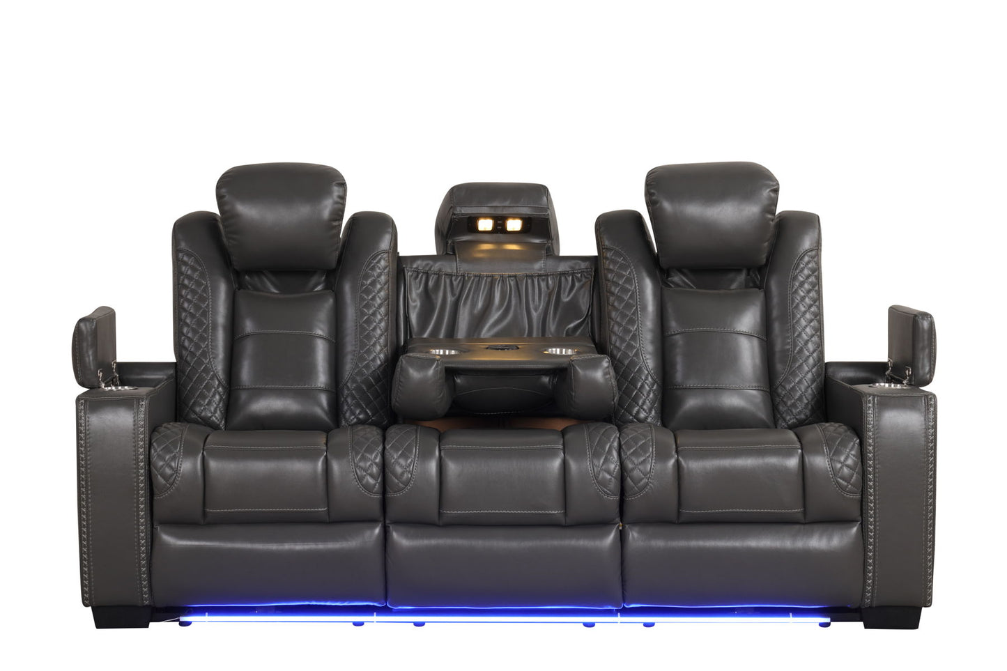 Journey Grey Power Sofa