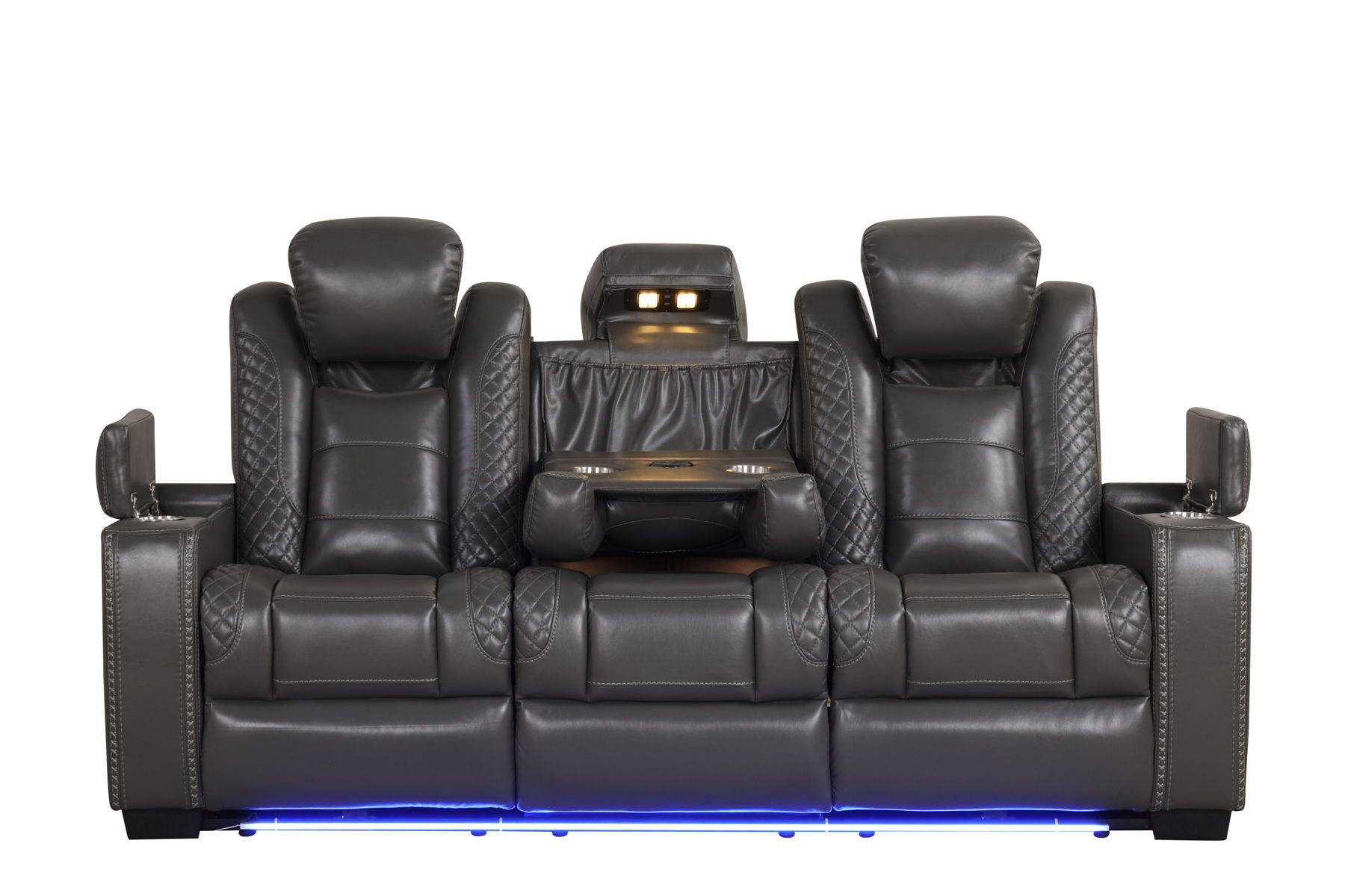 Journey Grey Power Sofa