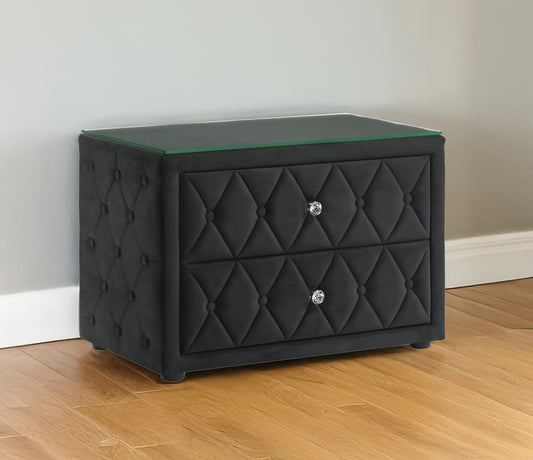 Josephine Night Stand Black - 5213BK-2