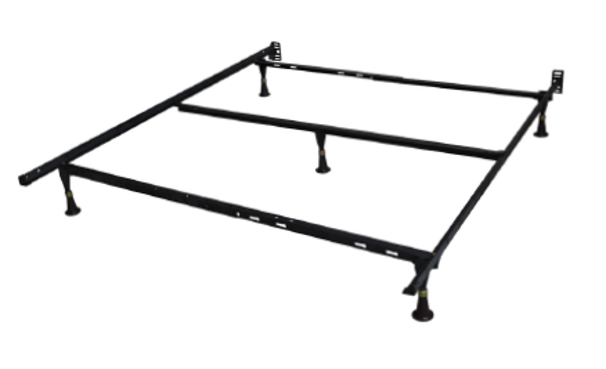 F55011 Tw/Fl/Qn Frame With Glides & Center Support
