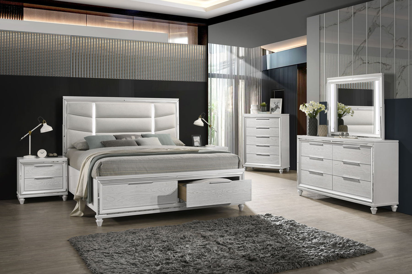 Geo Queen Bed