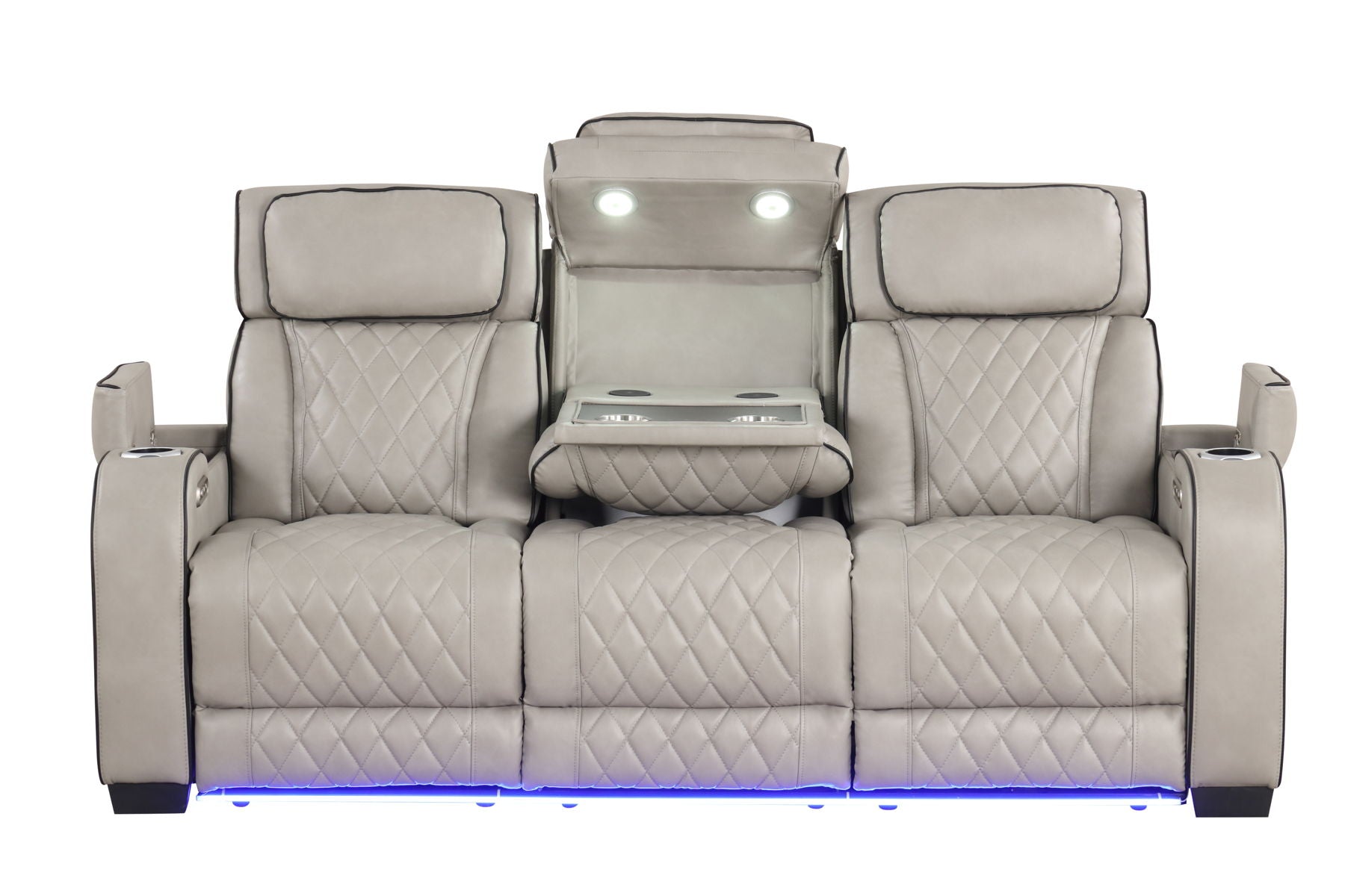Titan Grey Power Sofa