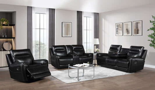 Admiral Black Sofa