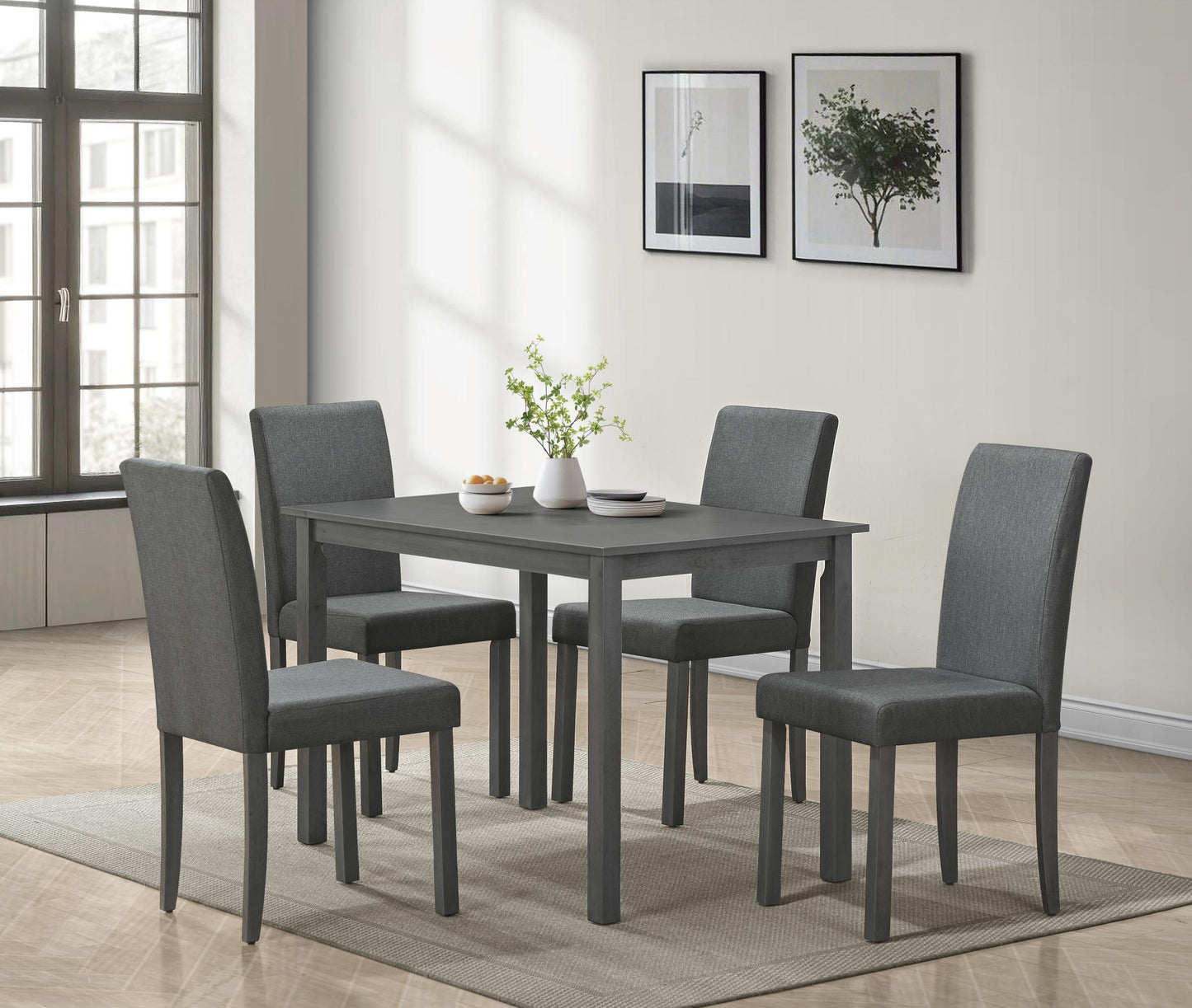 Baron Antique Grey Dining Table