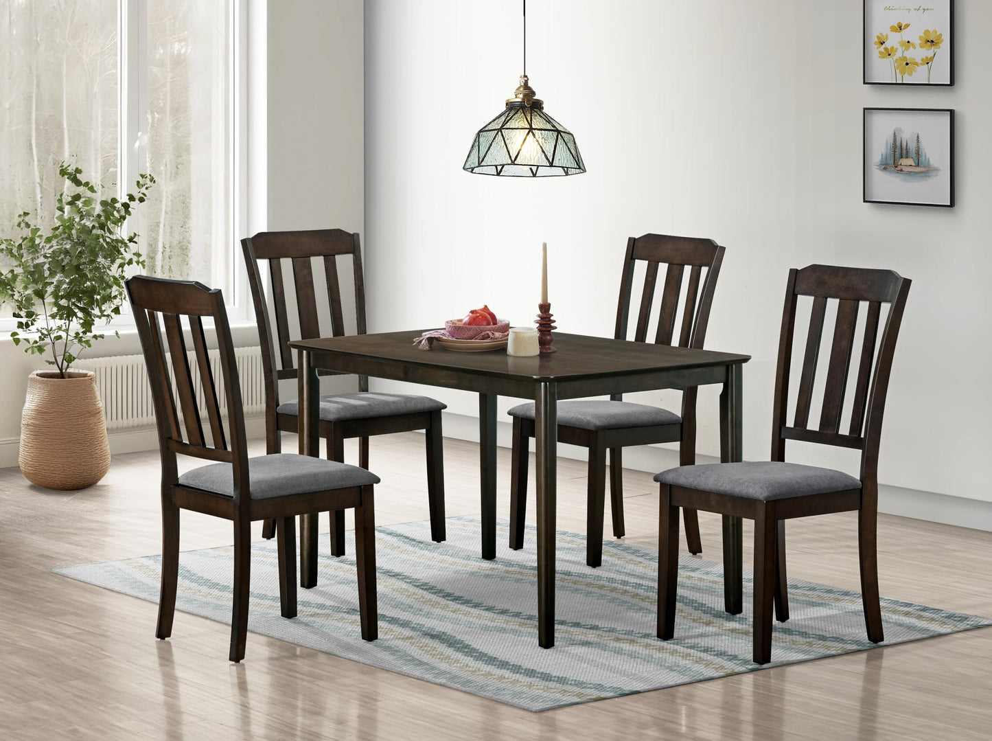 Benbrook Small Brown Dining Table