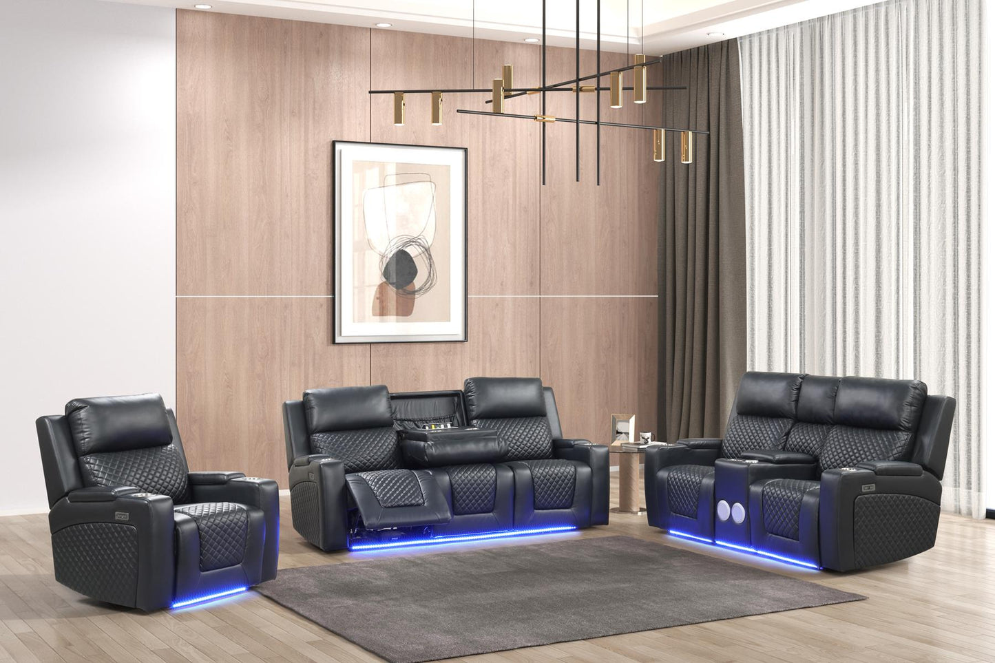 Boss Black Power Sofa