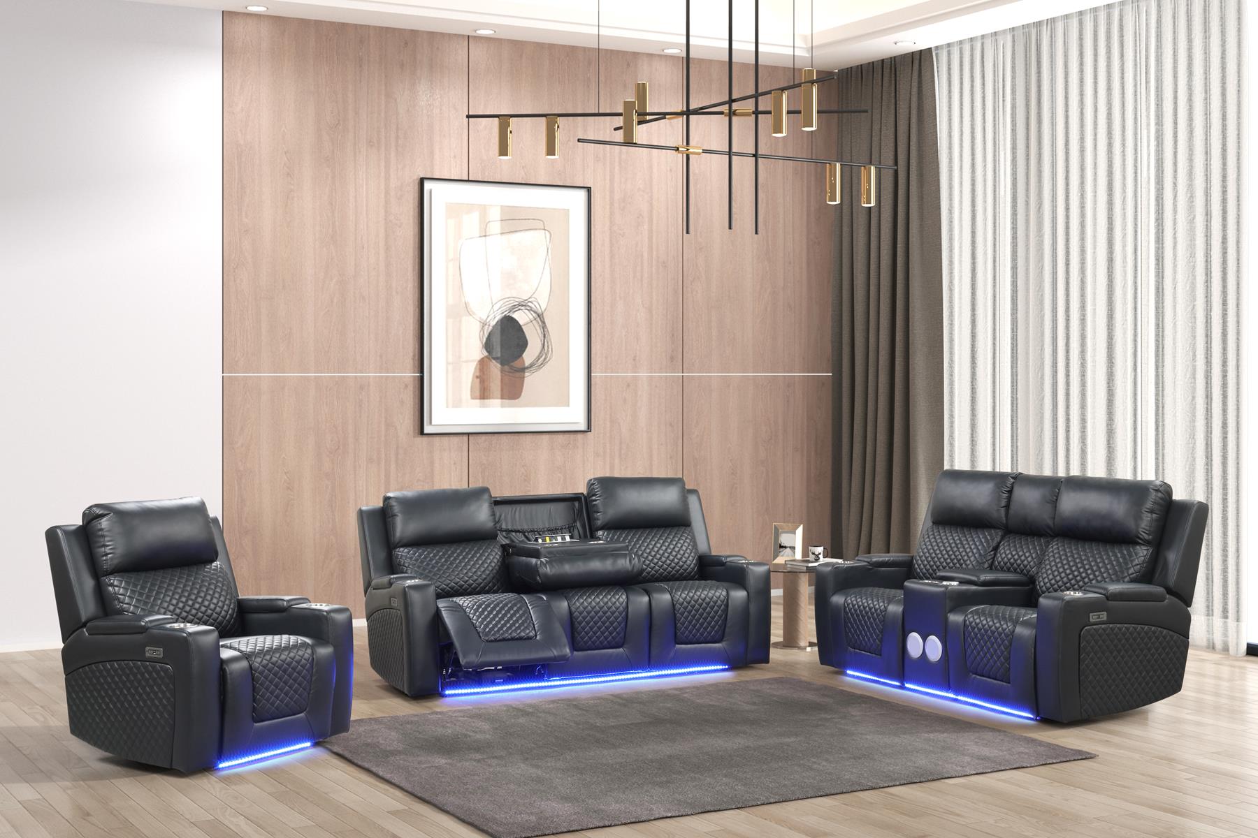 Boss Black Power Sofa