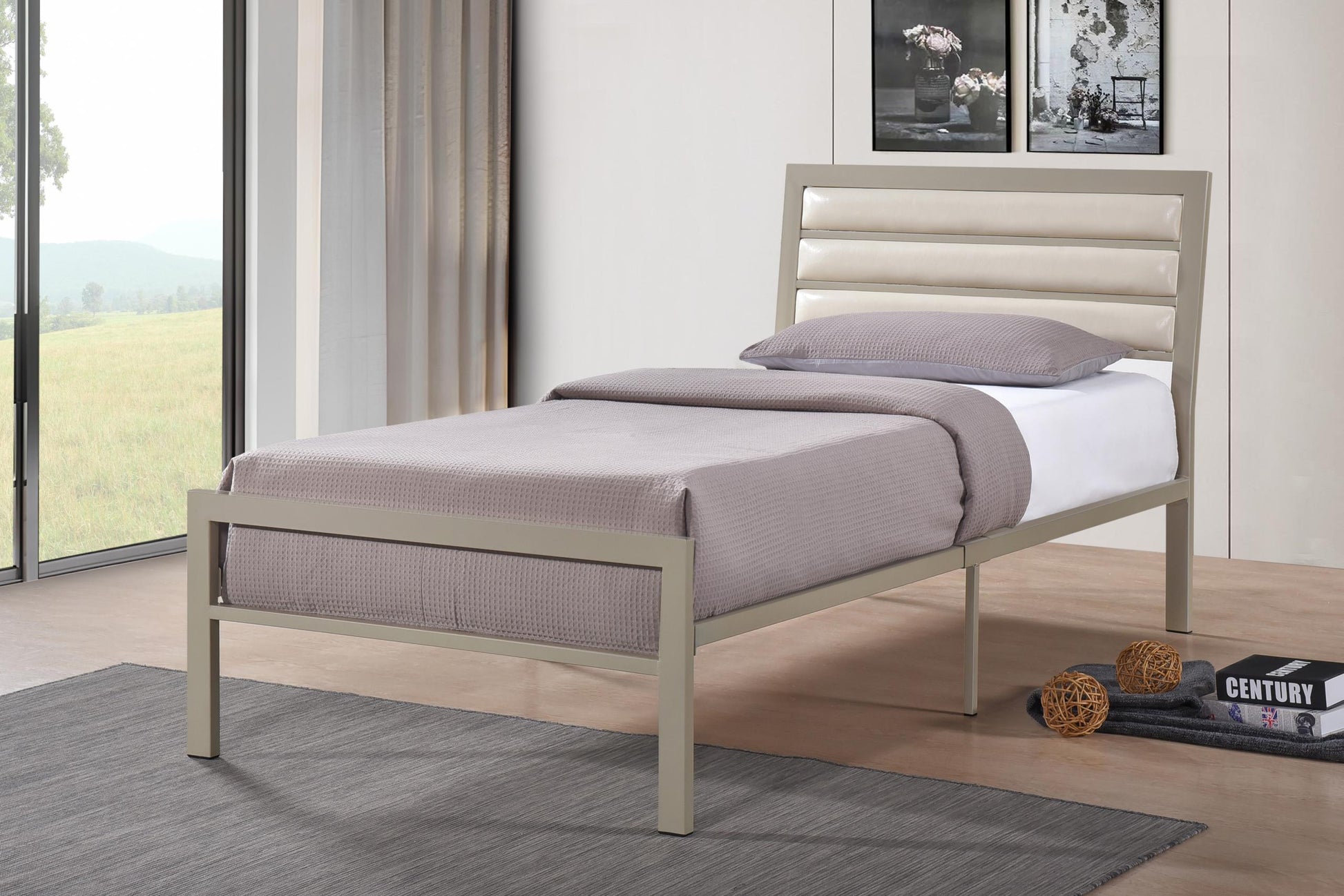 Clinton Twin Bed Gold