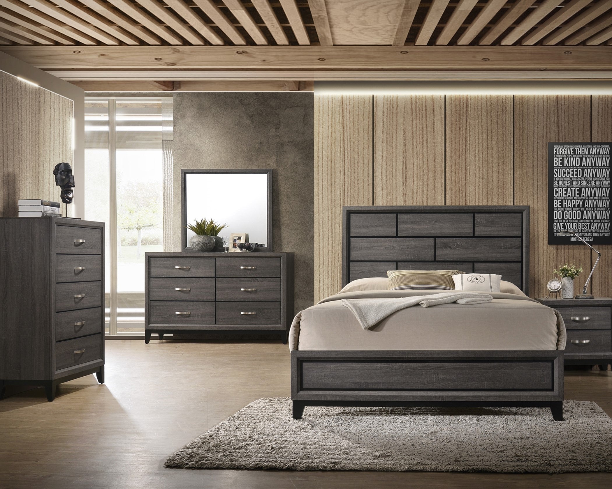 Akerson Grey bedroom group