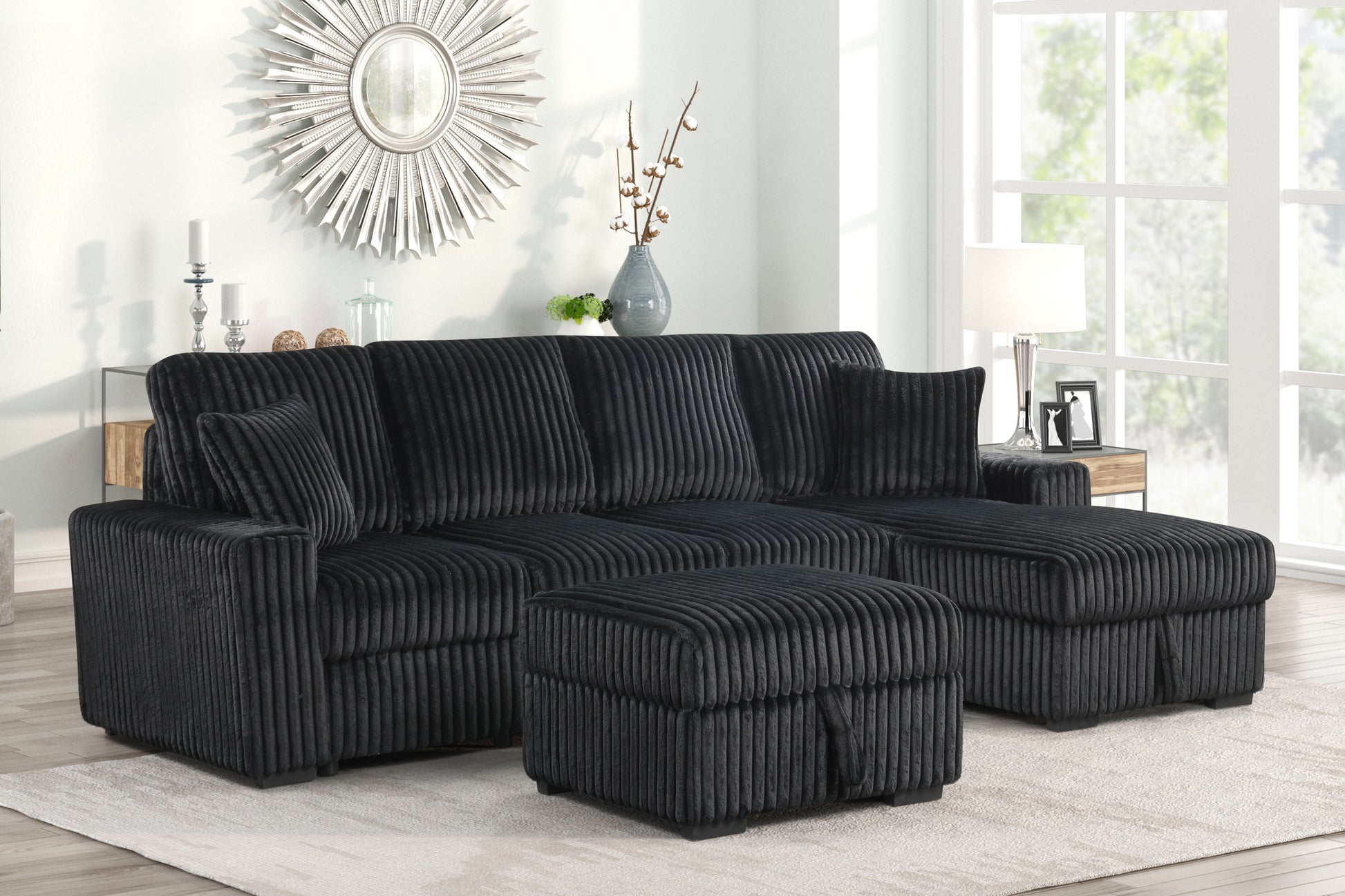 Cozy Lounger Black