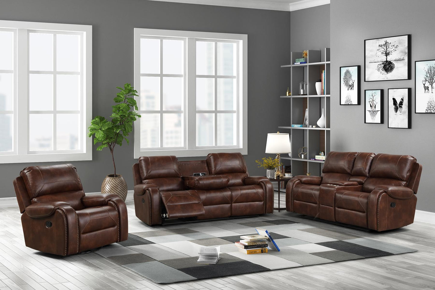 Citadel Brown Sofa