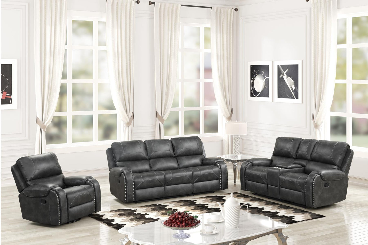 Citadel Grey Loveseat