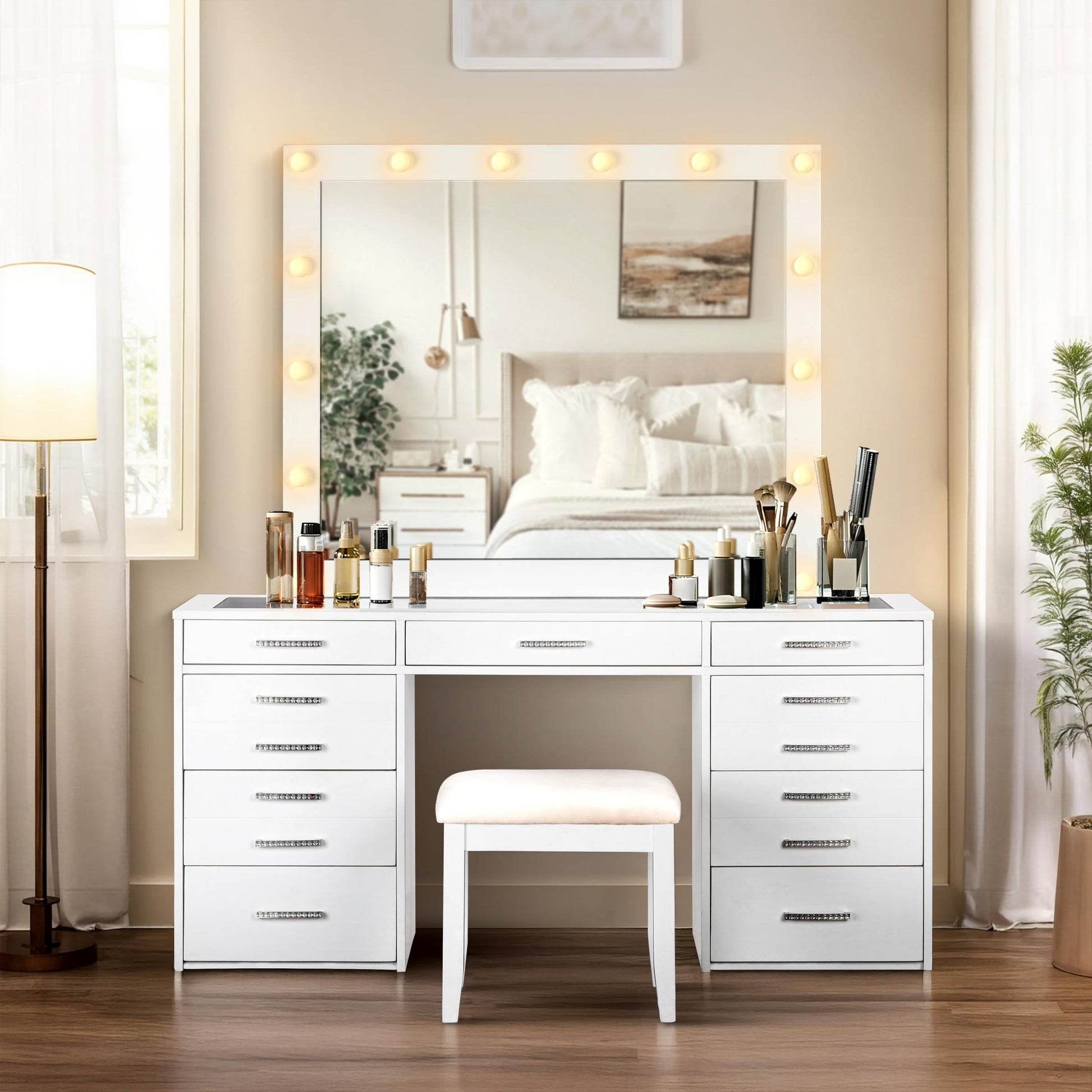 Dream Vanity W/ Stool