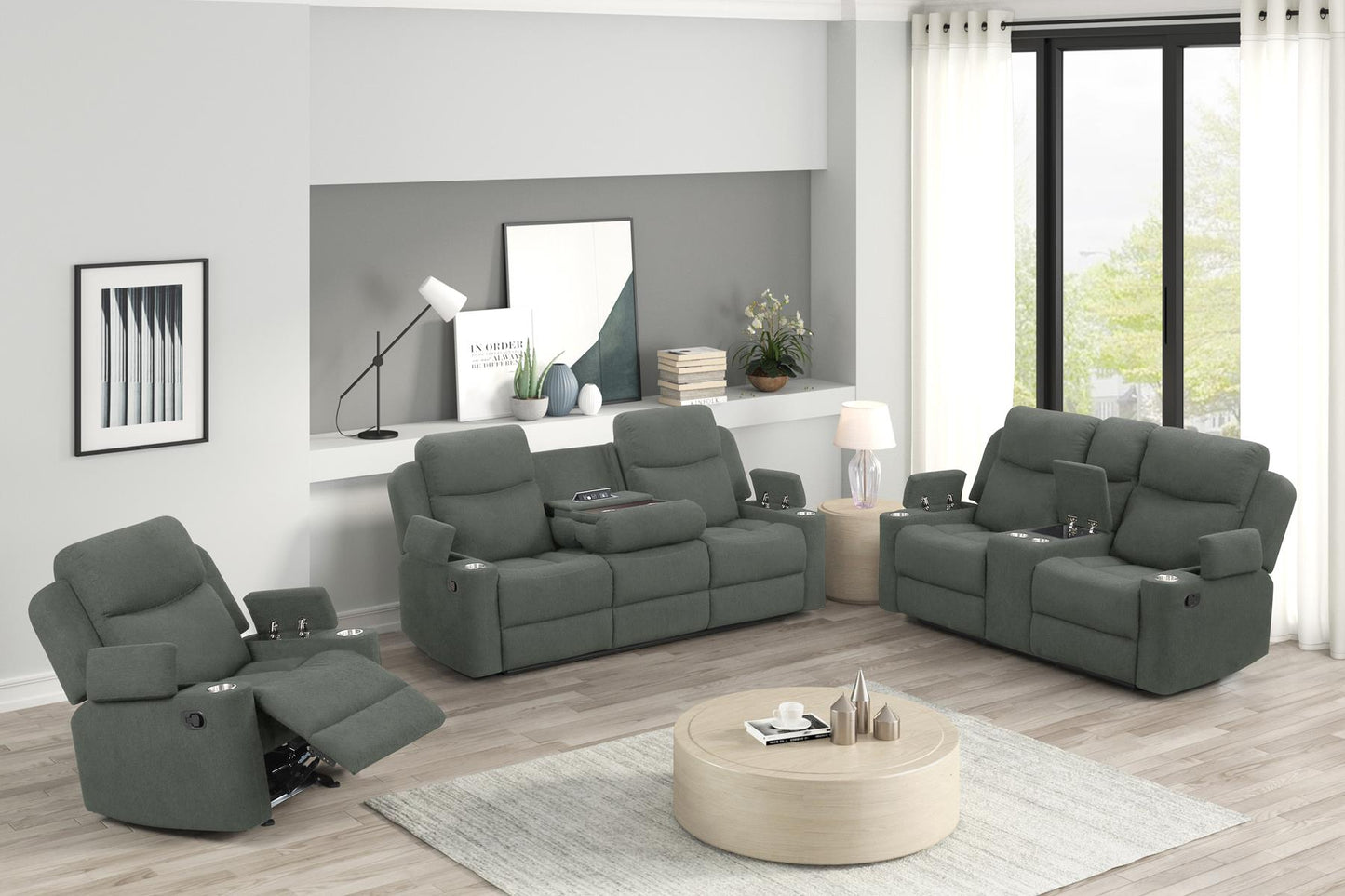 Dakota Earth Green Sofa