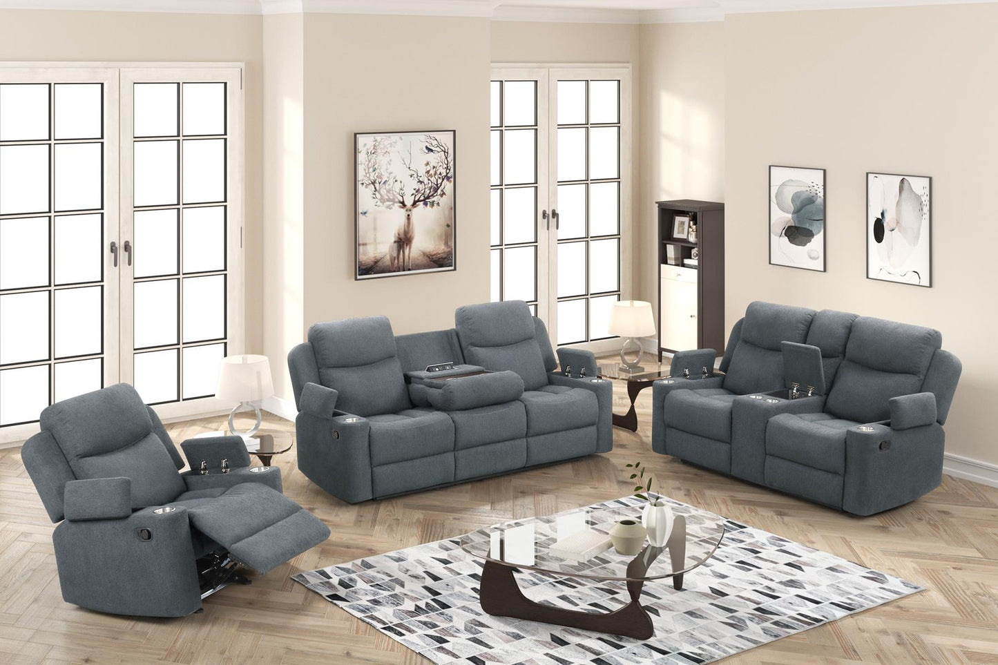 Dakota Charcoal Sofa