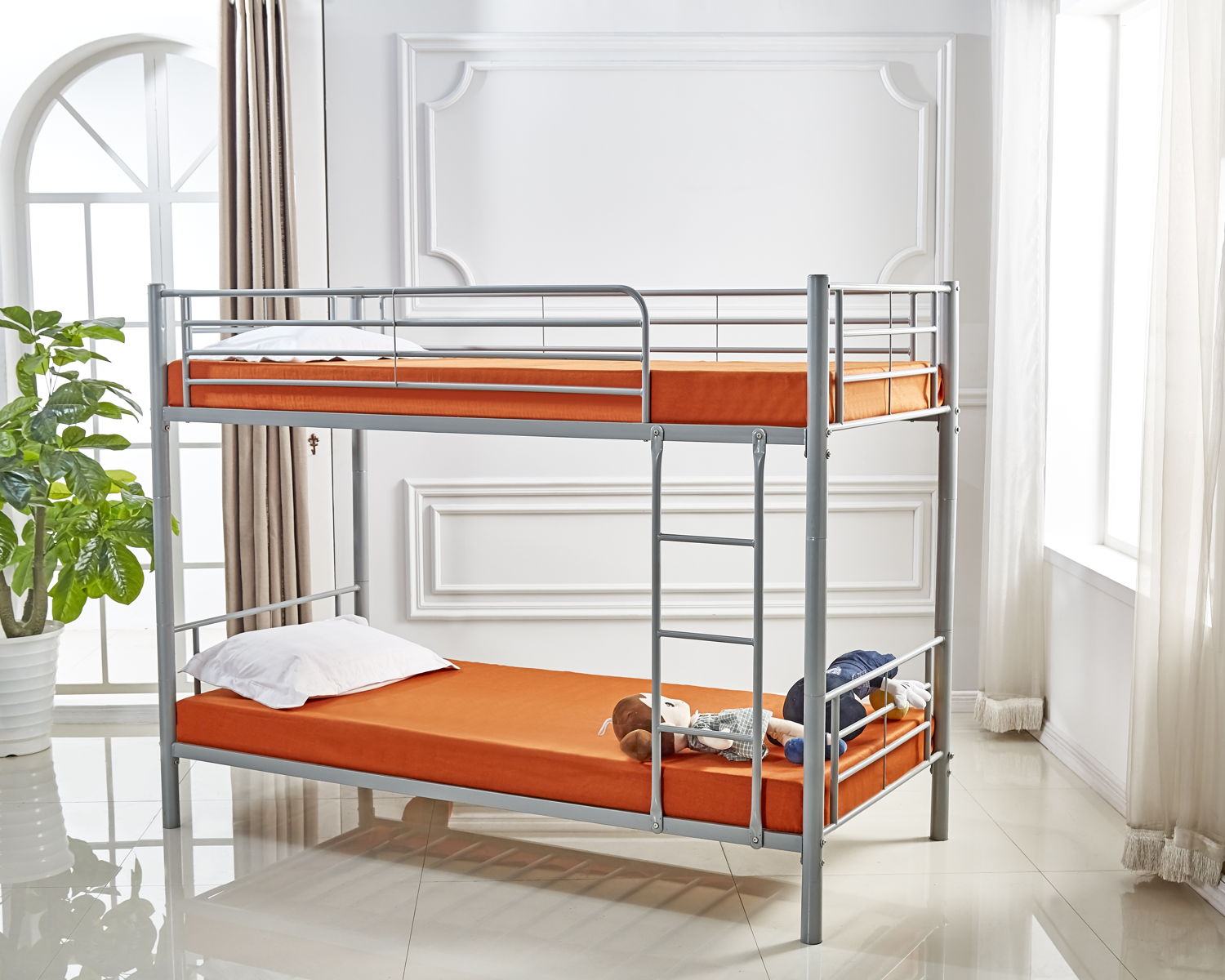 Dos Hermanos – Bunk Bed – Silver  Kids and Teens  Homeville Store.