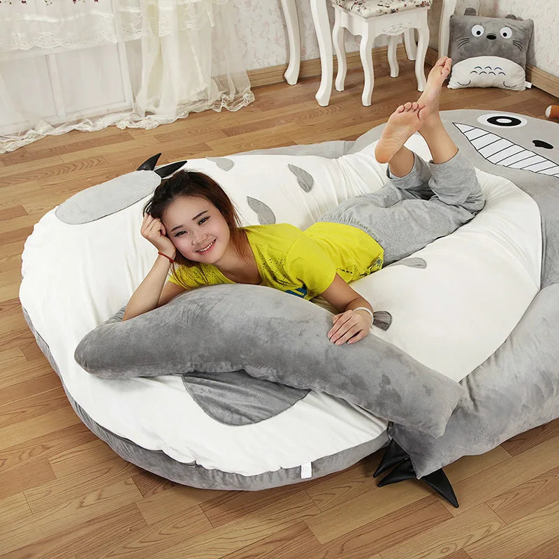 Large Lazy Sofa Floor Mattress for Resting Beanbag Tatami. Twin Full Queen Size