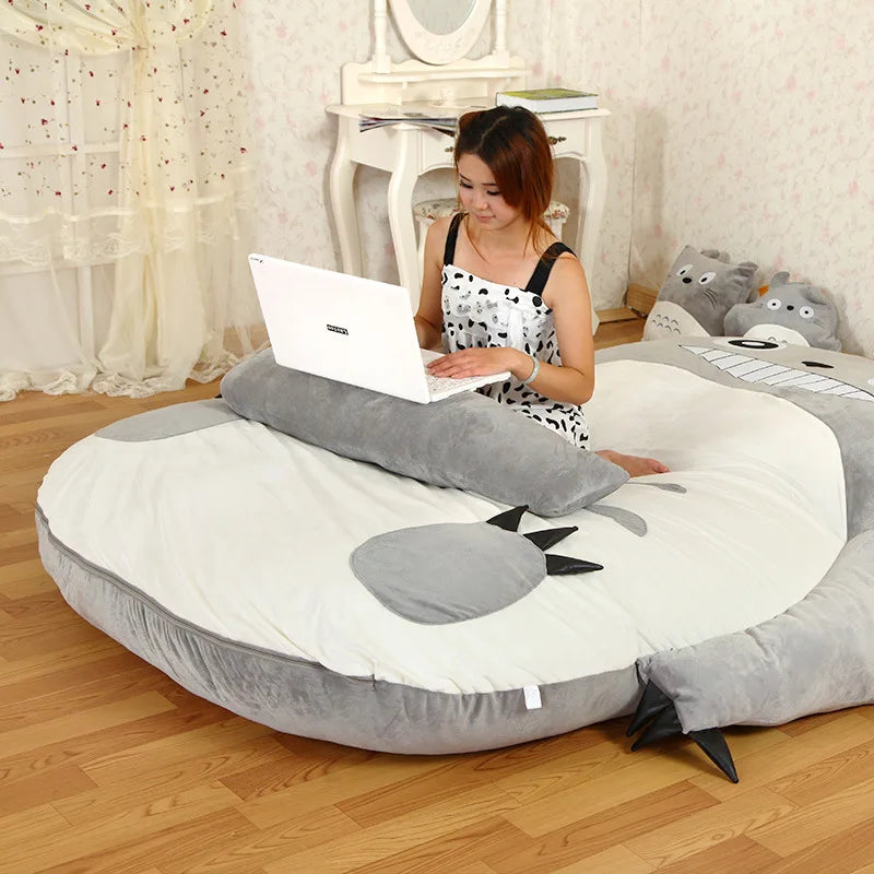 Large Lazy Sofa Floor Mattress for Resting Beanbag Tatami. Twin Full Queen Size