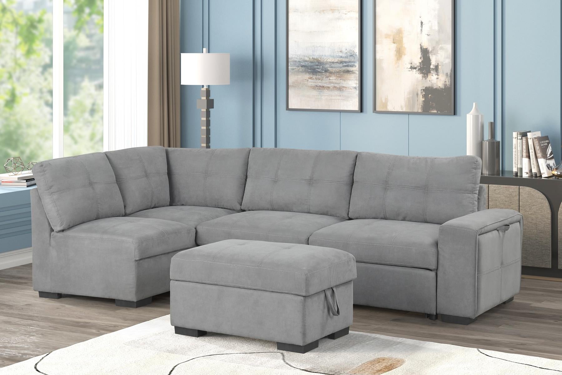 Harper Sectional Grey