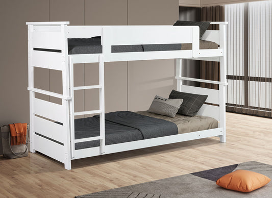 Hampton – Bunkbed - White  Kids and Teens  Homeville Store.
