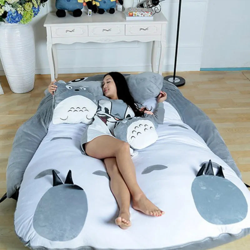 Large Lazy Sofa Floor Mattress for Resting Beanbag Tatami. Twin Full Queen Size