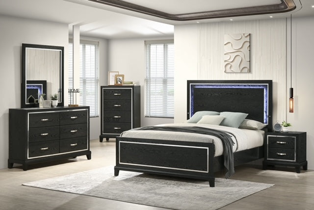 Obsidian Queen Bed