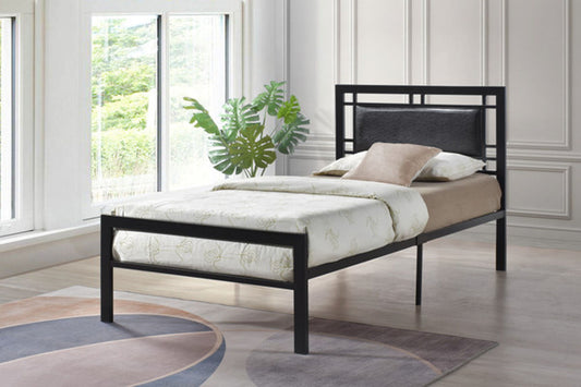 Oliver – Platform Bed - Black  Kids and Teens  Homeville Store.