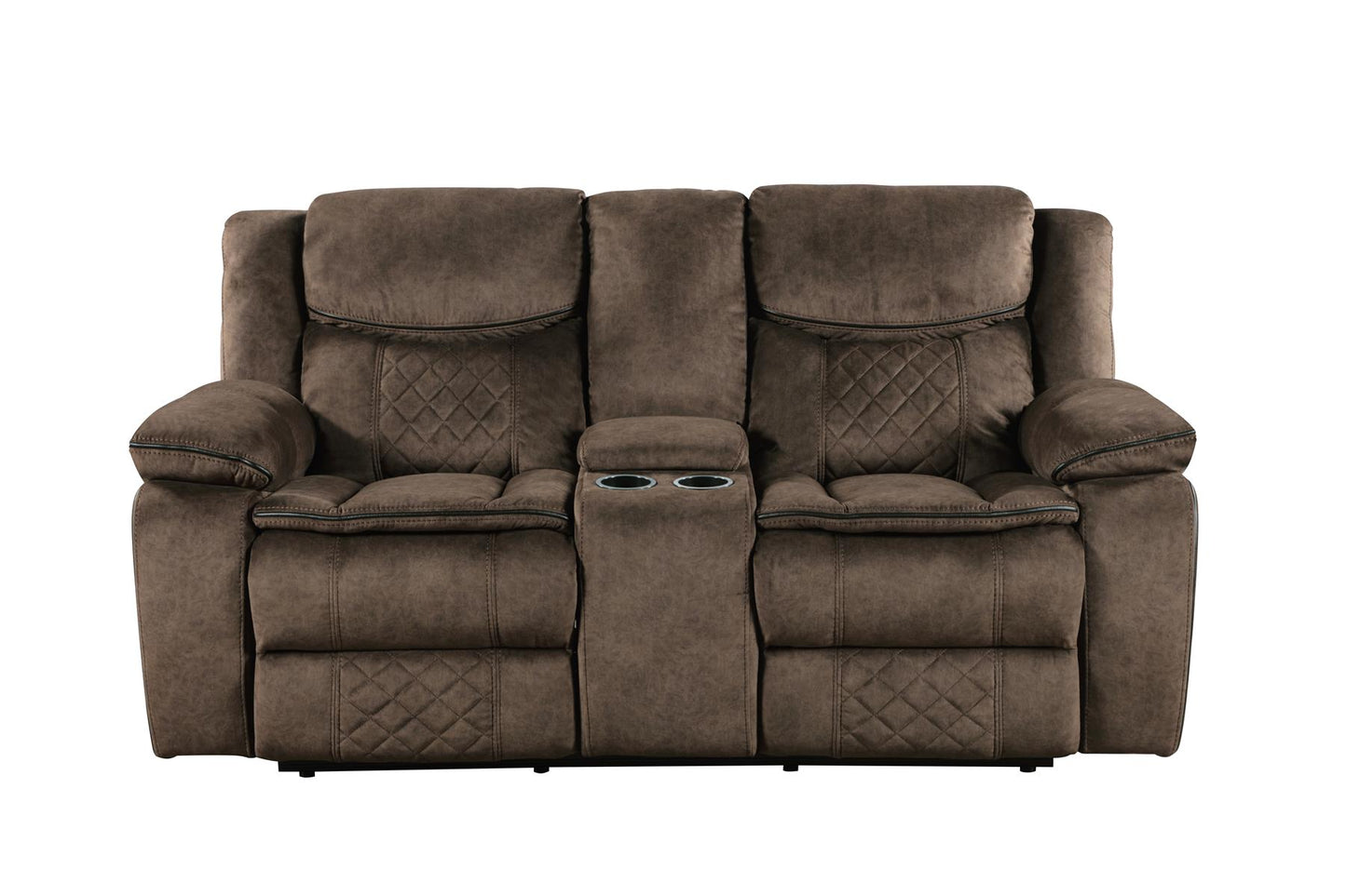 Silverado Brown Loveseat