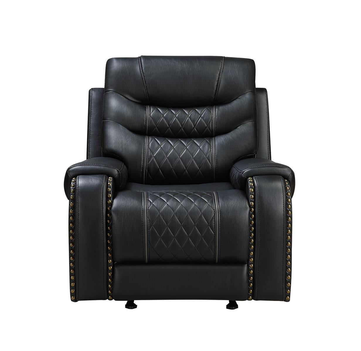 Starwood Black Glider Recliner