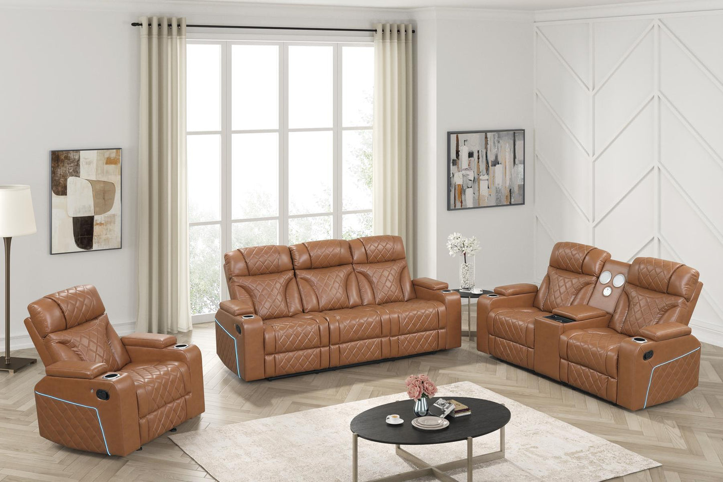 Sterling Loveseat Brown