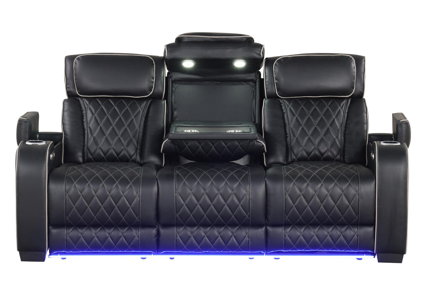 Titan Black Power Sofa