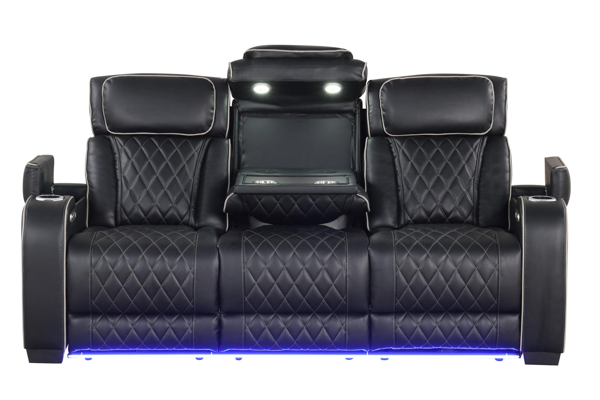 Titan Black Power Sofa