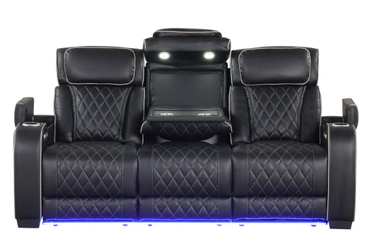 Titan Black Power Sofa