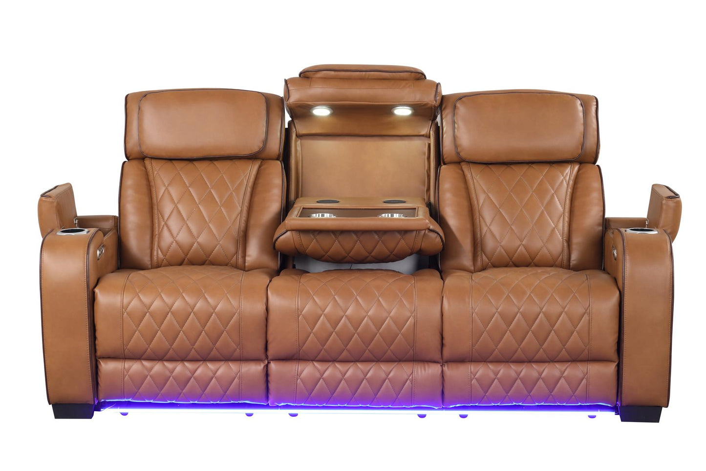 Titan Brown Power Sofa