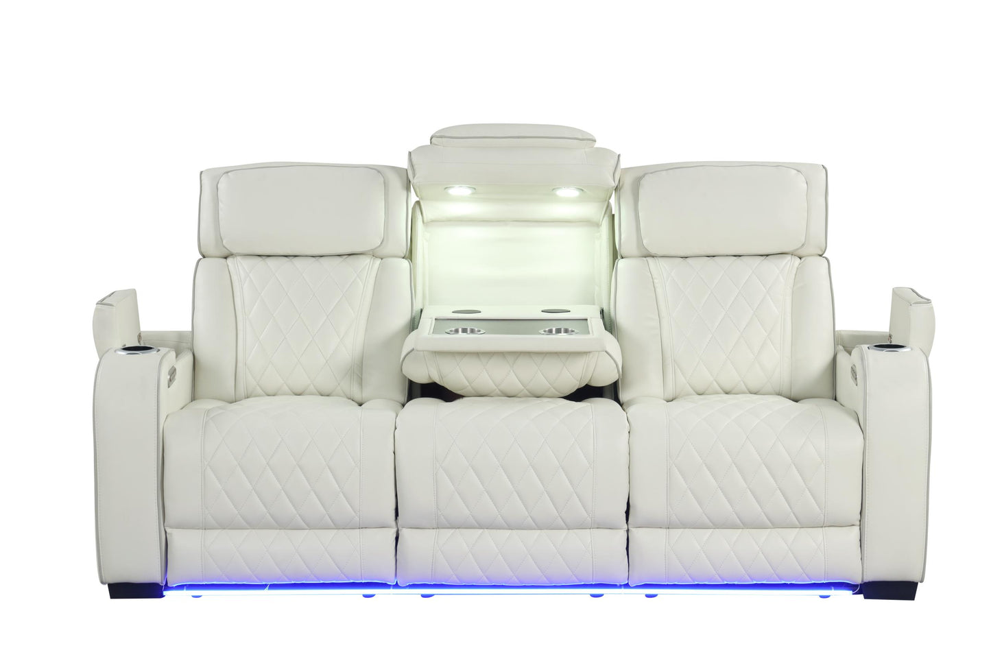 Titan White Power Sofa