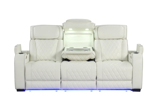 Titan White Power Sofa