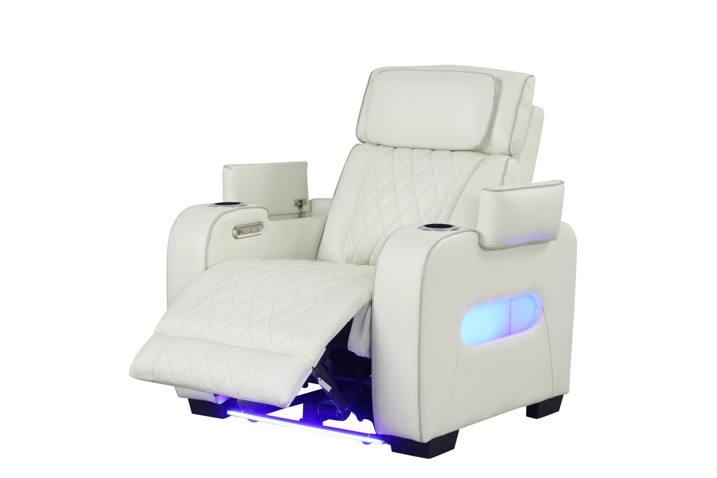 Titan White Power Recliner