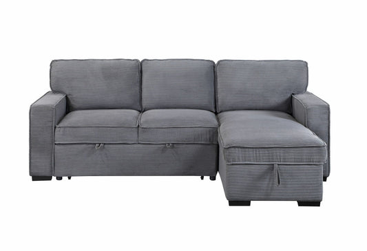 U0203 Reversible Grey Chaise